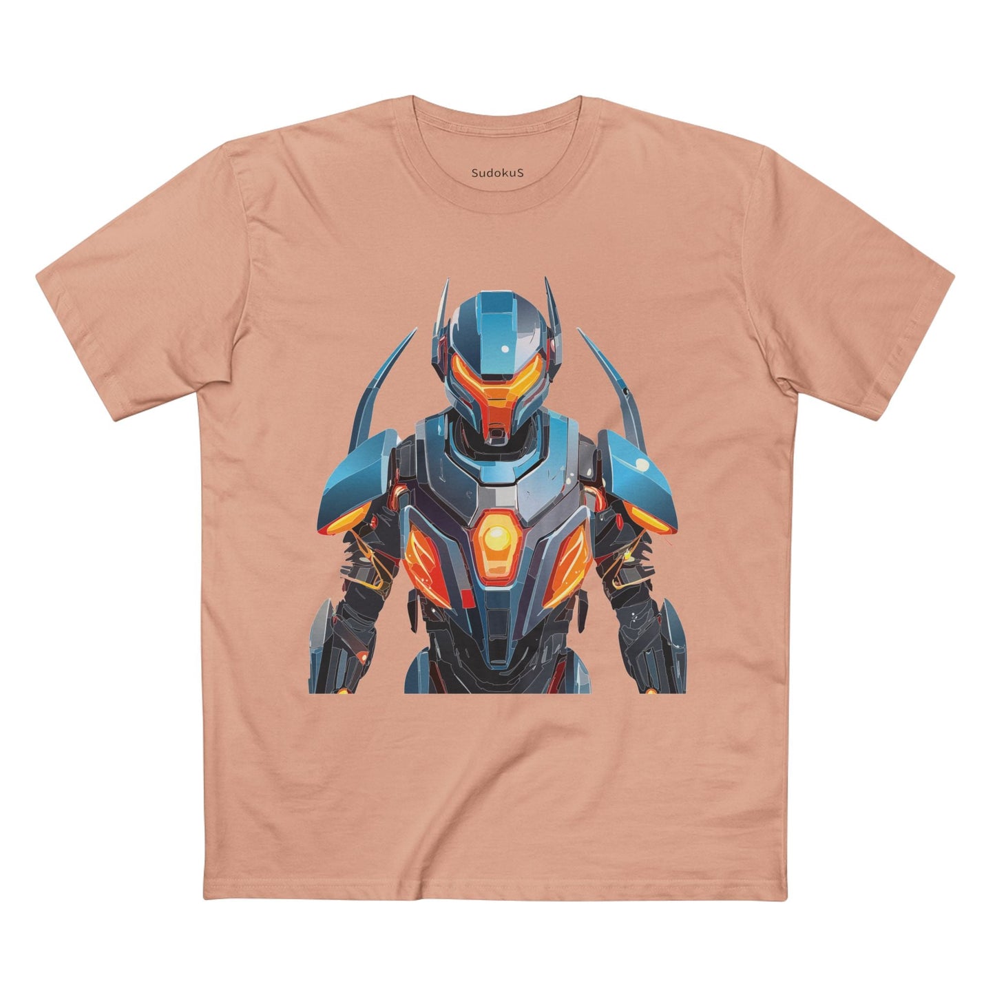 Cyborg Robot Graphic Unisex 100 Cotton Staple Tee 21