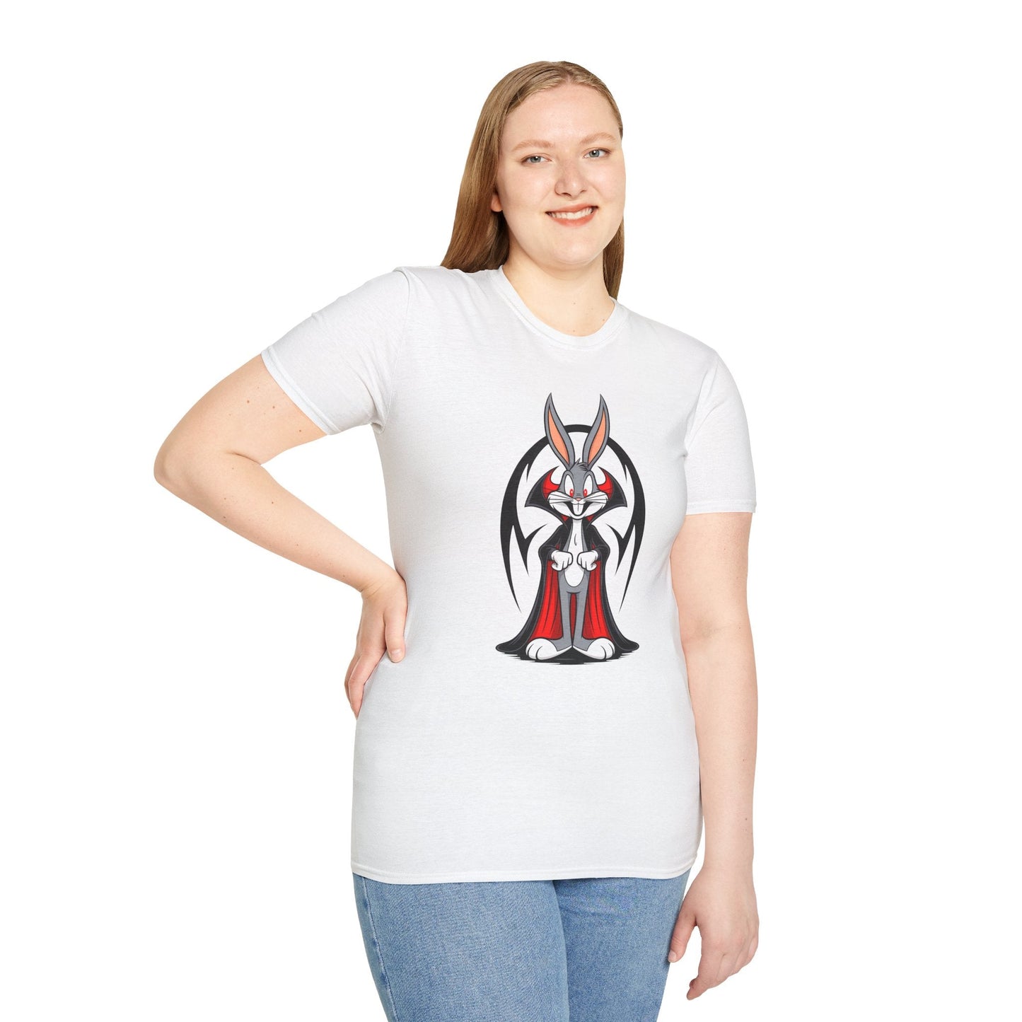 Bugs Bunny Shirt Unisex T Shirt Cartoon Design Gildan Softstyle 64000 Premium Cotton Tee
