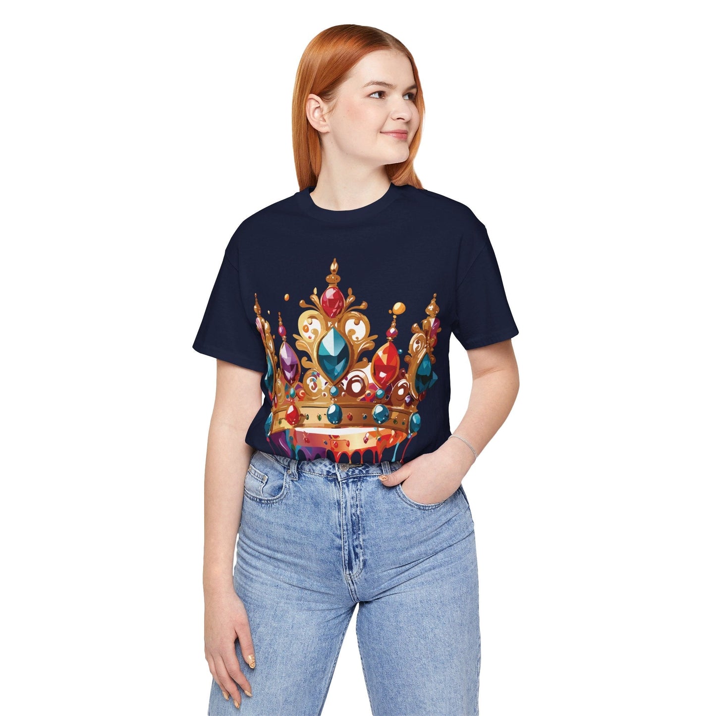 Crown Graphic Unisex 100 Cotton Vintage Artwork Tee 11