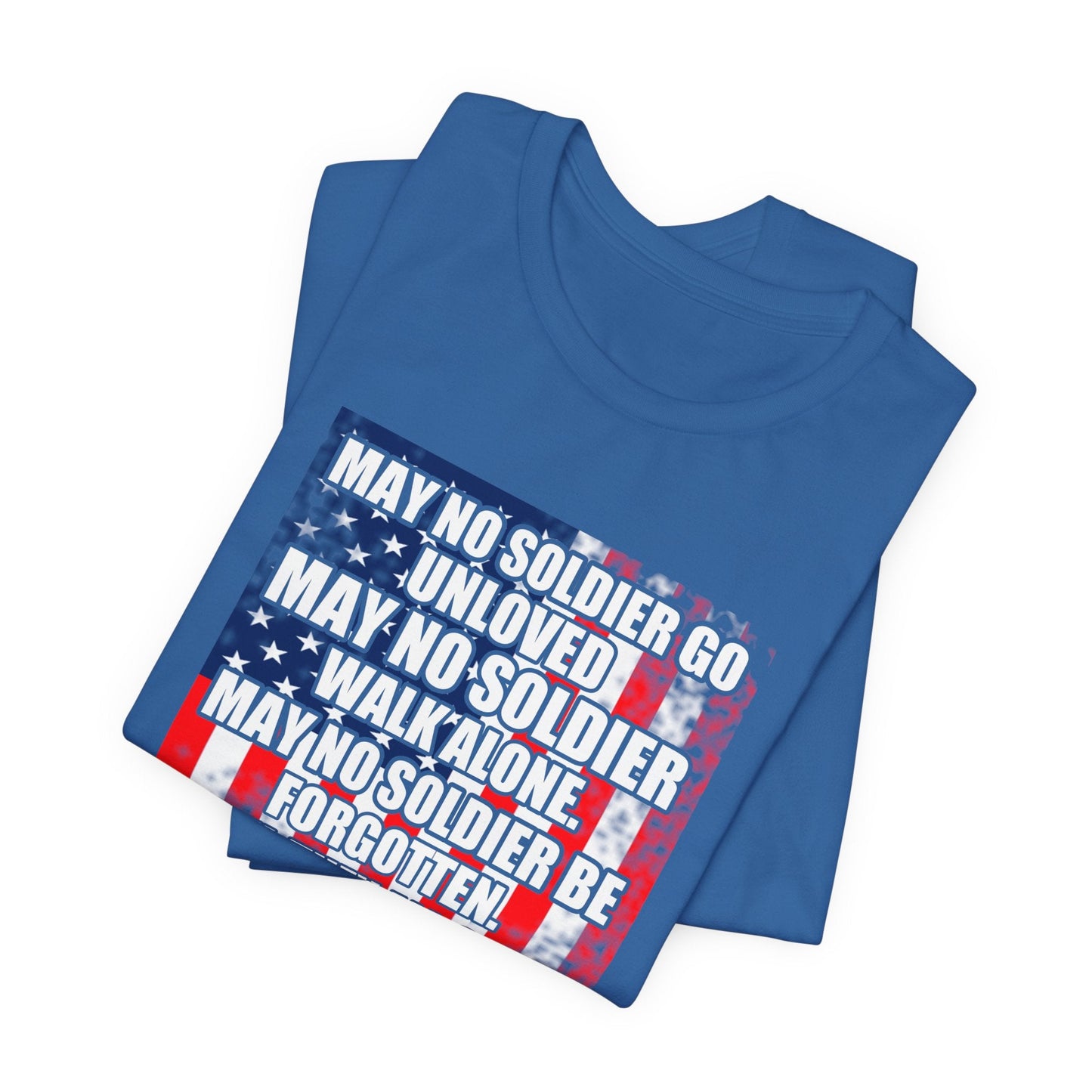 Army Veteran Patriotic Graphic Design Unisex Cotton T-Shirt v49