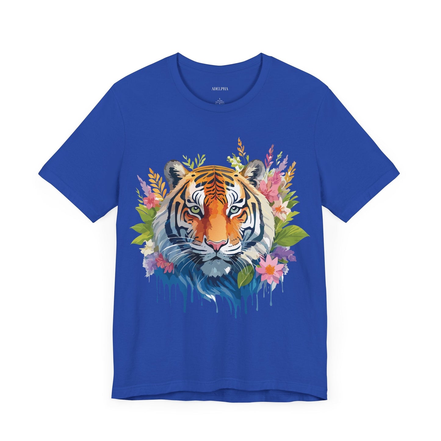 Tiger Graphic Tee Unisex Vintage Style Shirt With Original Adelpha Artwork Premium Quality