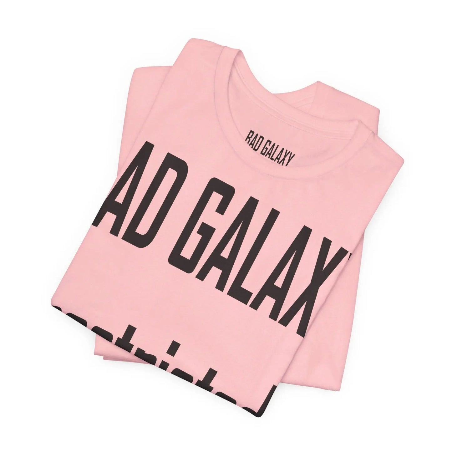 Bad Galaxy Tee Shirt With Red Stamp 100 Percent Cotton Made In USA Eco Friendly Inks