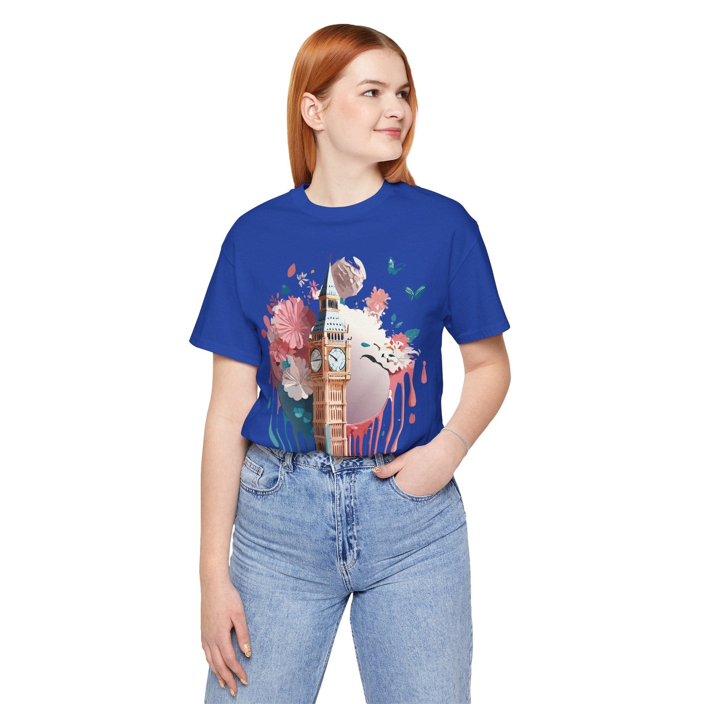 Adelpha London Graphic T Shirt Unisex Short Sleeve Tee For Everyday Style And Travel