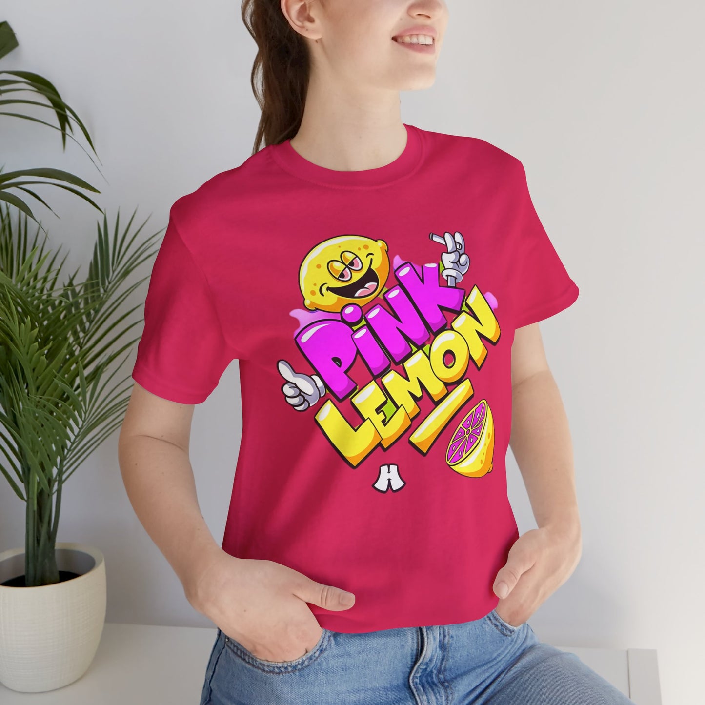 Lemon Graphic Tee, Graphic T-Shirt, Funny Lemon Shirt, Cute Cartoon Tees, Art T-Shirt, Art Design Tees