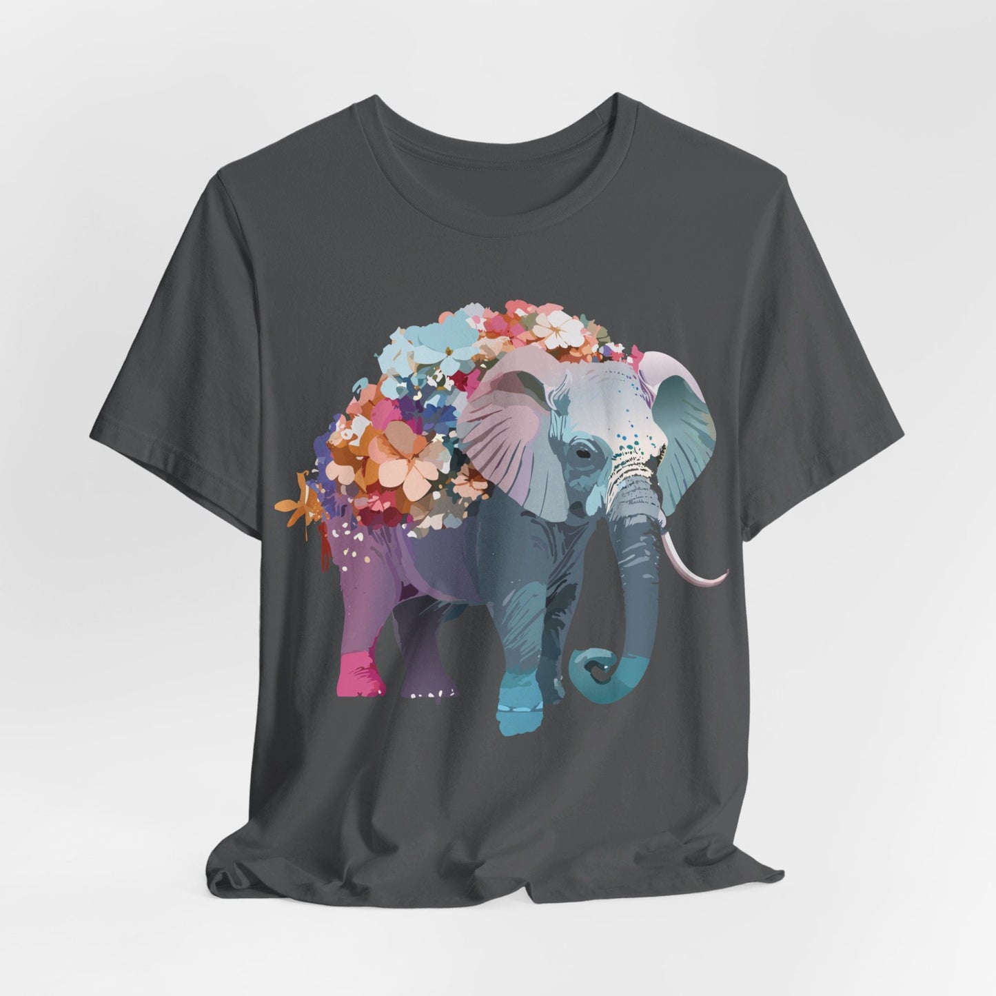 Elephant Graphic T Shirt Unisex Vintage Inspired Adelpha Artwork Short Sleeve Tee