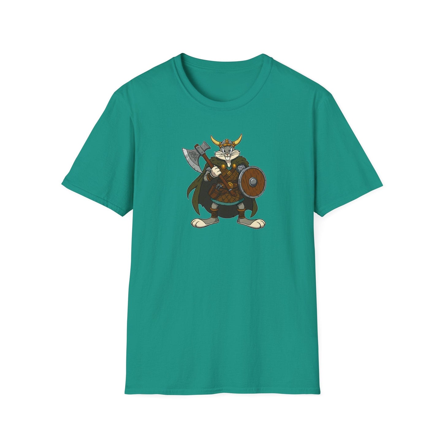 Cartoon Bunny Graphic Unisex Cotton Animal Animation Artwork Design Tee 6