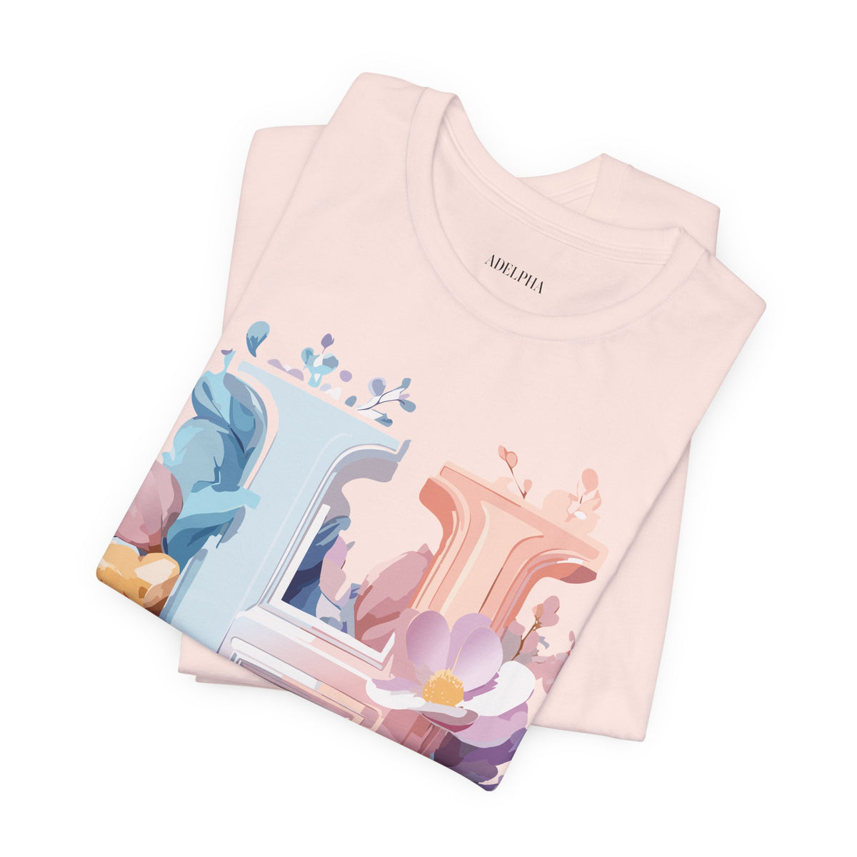 Letter H Graphic Unisex Cotton Bella+Canvas Tee with Art Letter Design