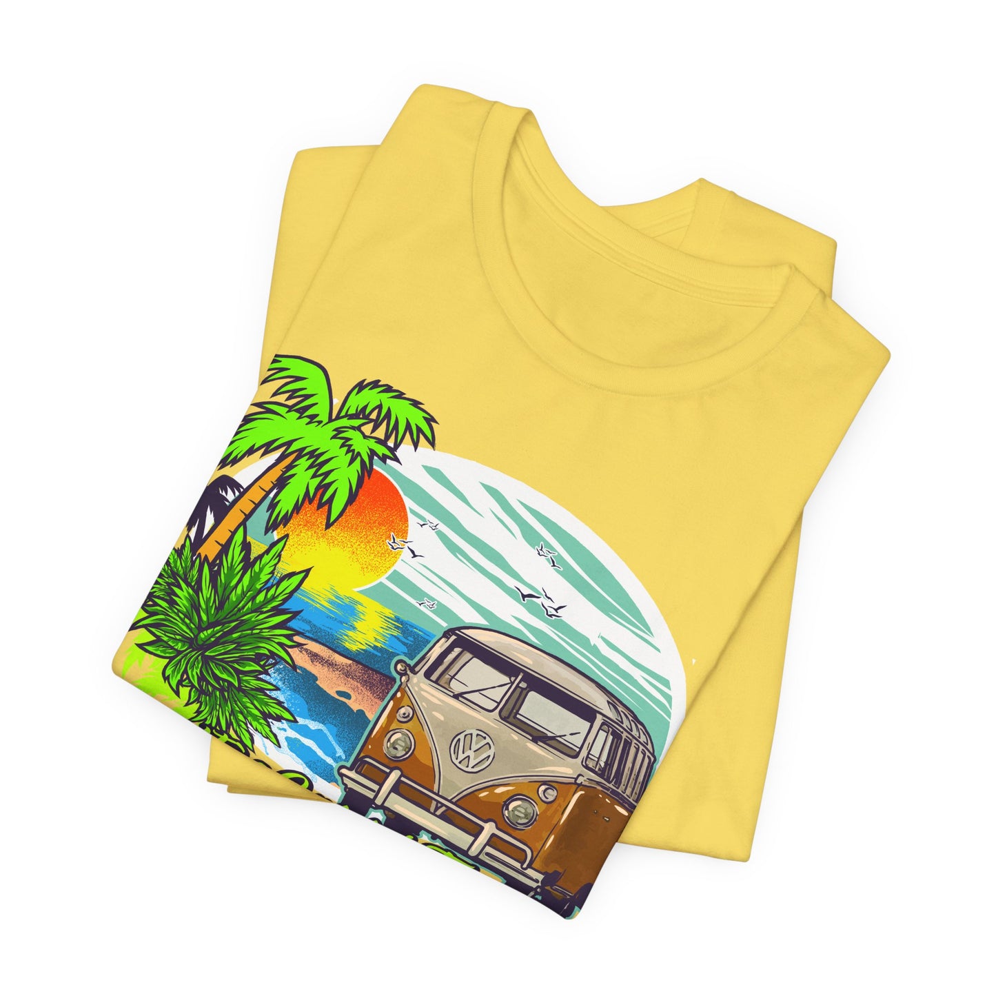 Old Bus Retro Poster Graphic Design Tee, Old Bus Shirt, Vintage Tees, Art Design T-Shirt, Graphic Tee, Retro Art Shirts