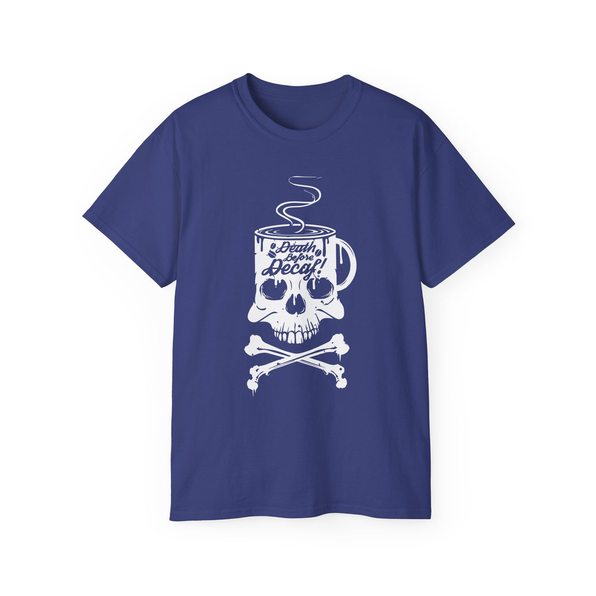 Skull Coffee Mug Skull and Crossbones Tee | Coffee Addict, Dark Cafe Design