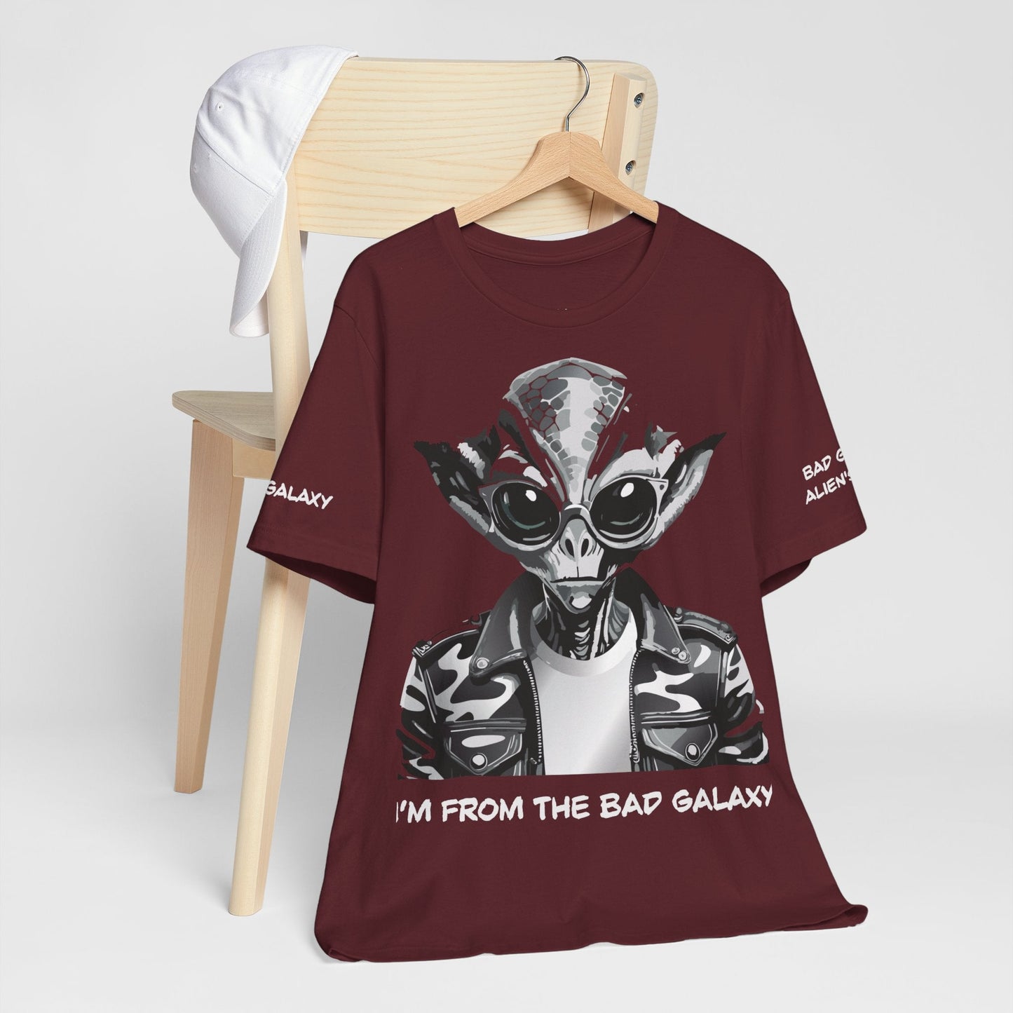 Alien T Shirt From Bad Galaxy Made To Order 100 Cotton Eco Friendly Inks Soft Comfortable