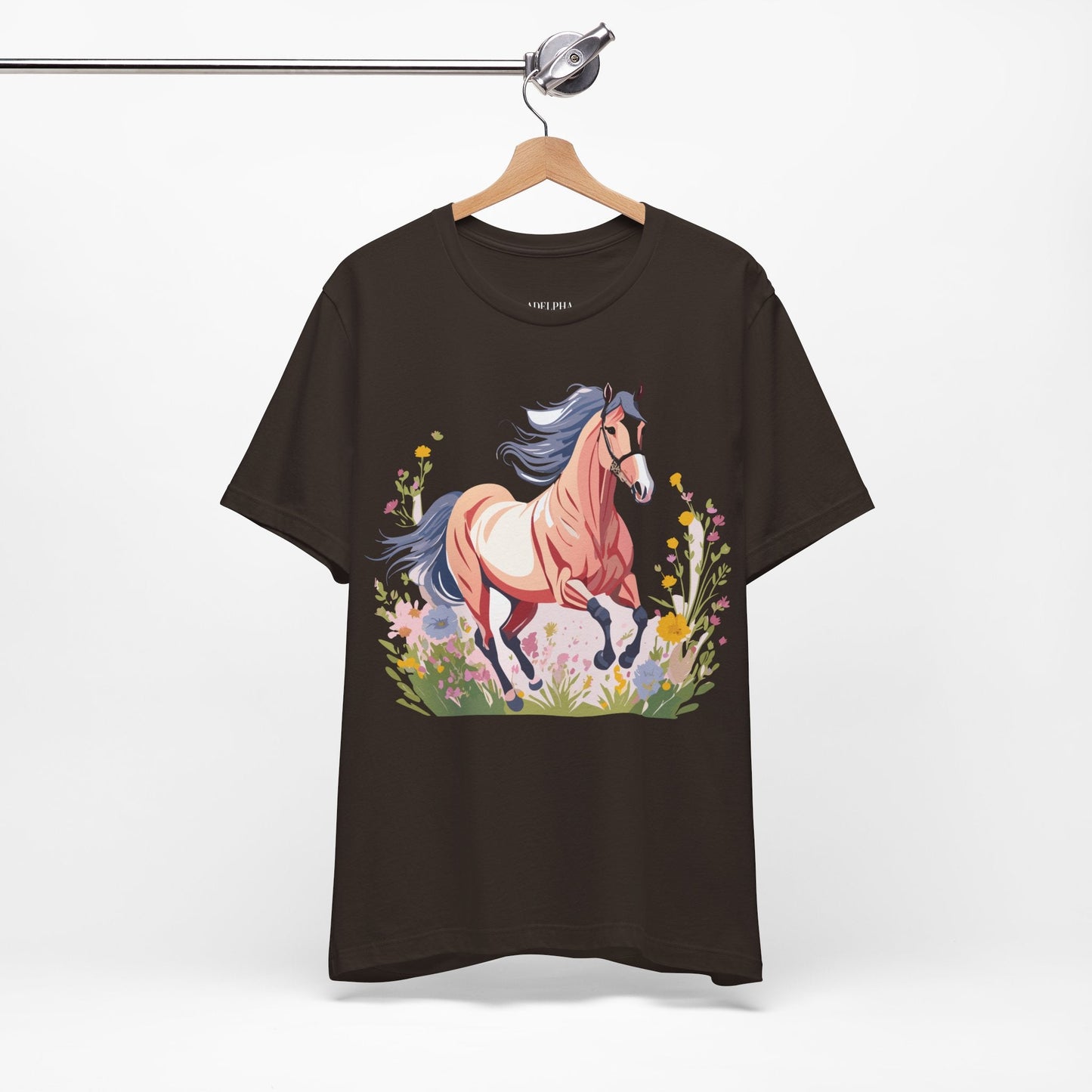 Horse Graphic Unisex 100 Cotton Vintage Animal Art T-Shirt 8