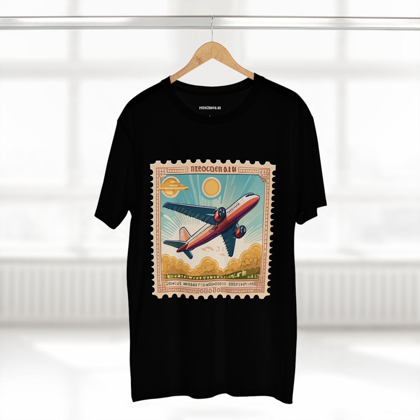 Stamp Shirt Postage Stamp Tee PS5 Unisex Premium Cotton Art Tee By Retro2Nova Pro