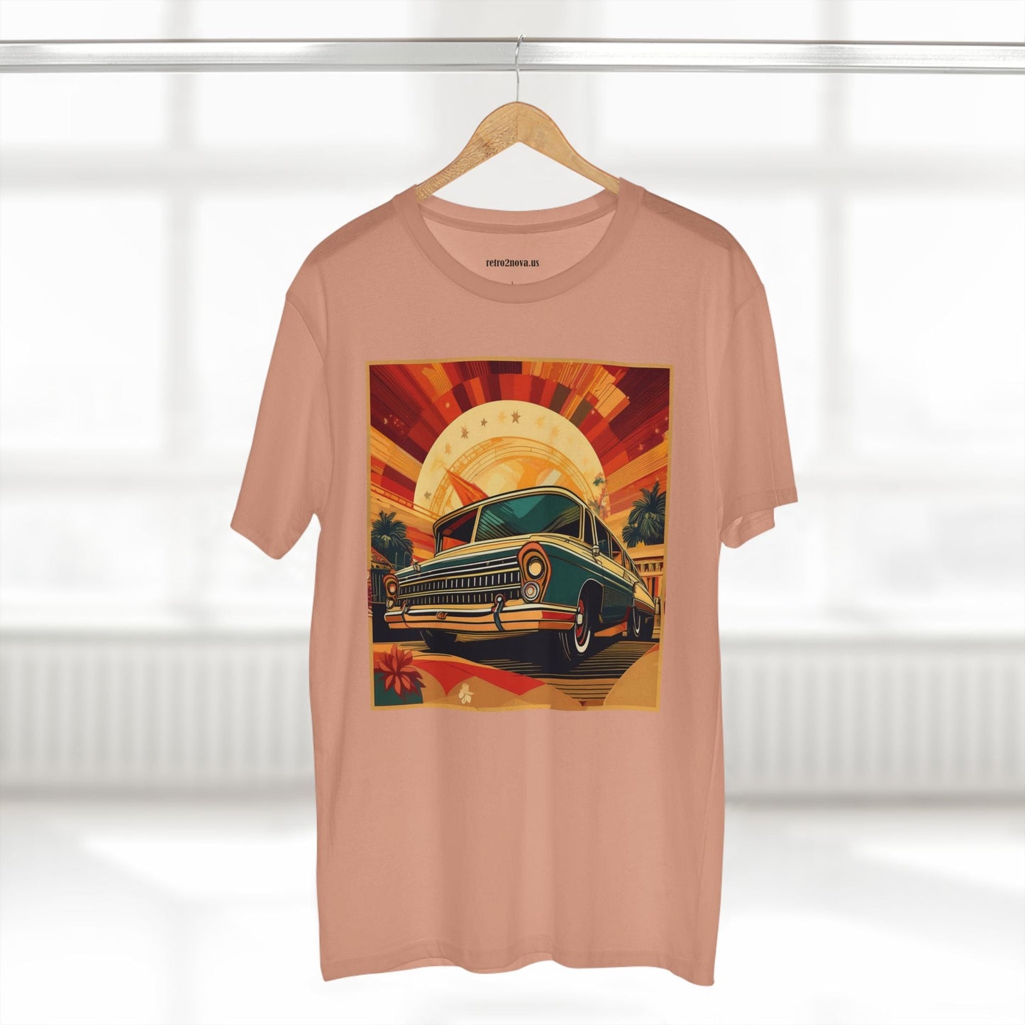 Retro Car Shirts Vintage Car Shirts RC 17 Unisex Premium Cotton Tee With Original Art Design
