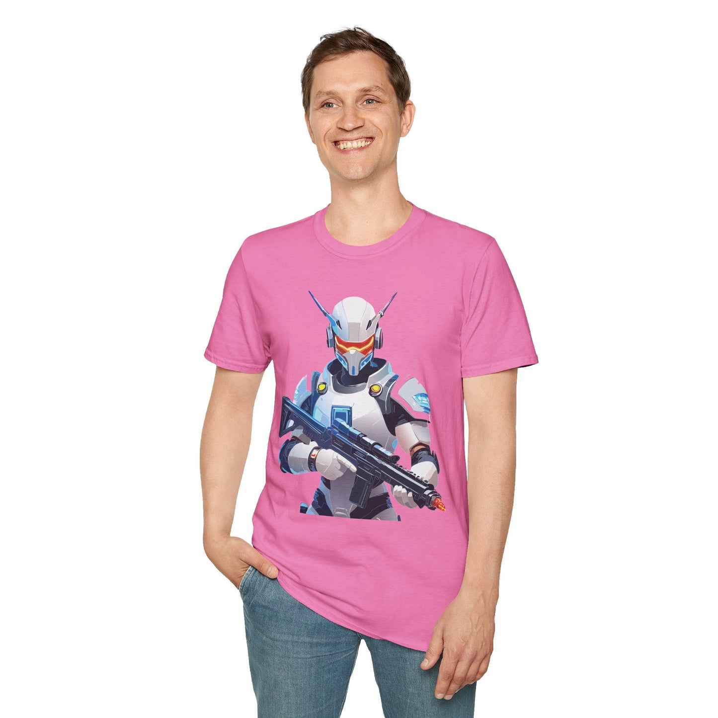 Robocop Shirt Unisex T Shirt With Robocop Artwork Gildan Softstyle 64000 Cotton Tee