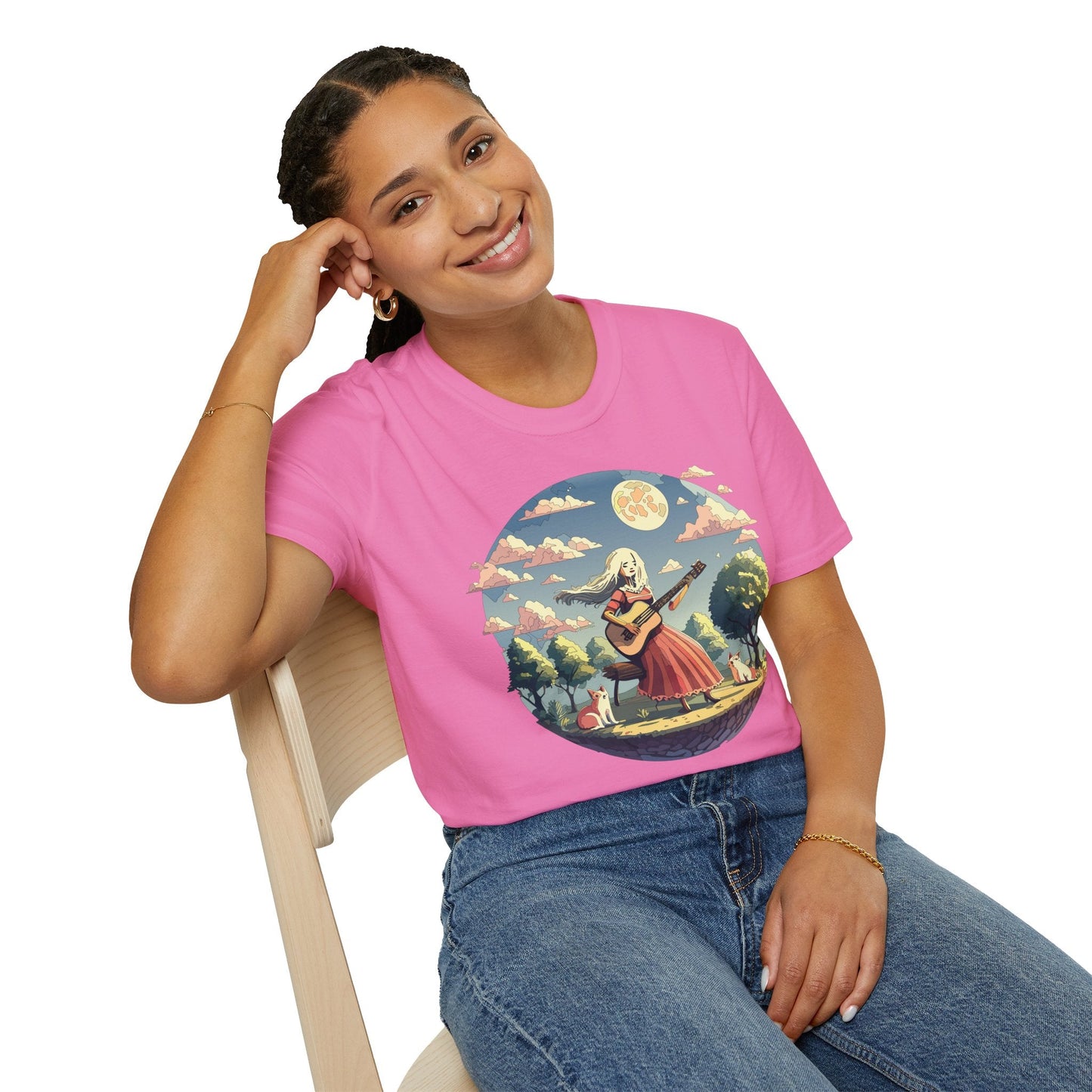 Womens Graphic T Shirts Art Design Tee Softstyle 100 Percent Cotton Unisex Gildan 64000
