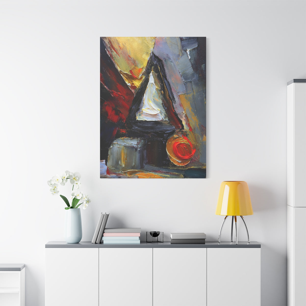 Abstract Oil Painting Print Canvas 20x24,20x30,24x30 24x32,24x36,30x40 32x48,36x48,40x60 Pine-Wood Inner Frame ABS-75