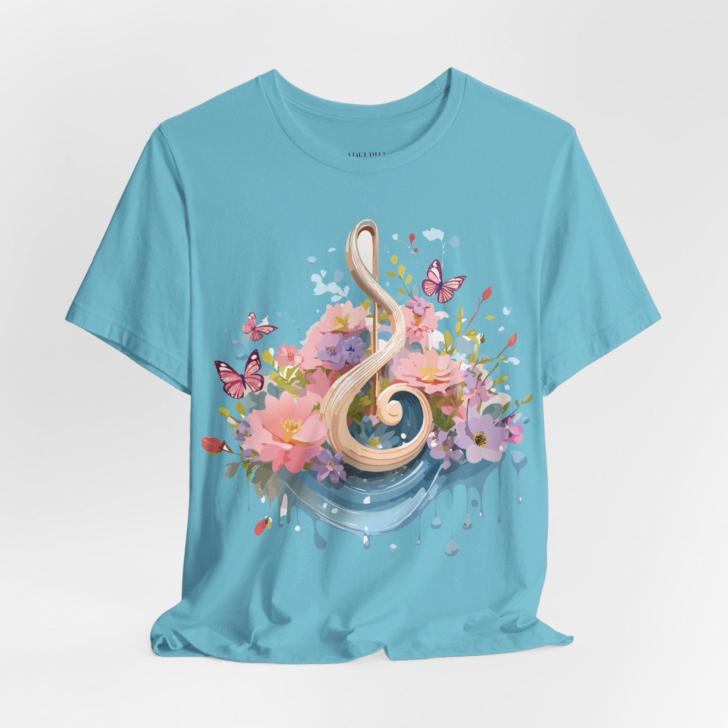 Music Graphic T Shirt Unisex Short Sleeve Adelpha Vintage Inspired Artwork Tee Premium Edition
