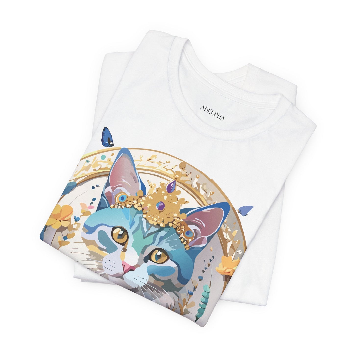 Unisex Graphic Tee With Adelpha Artwork Vintage Inspired Short Sleeve Jersey Shirt
