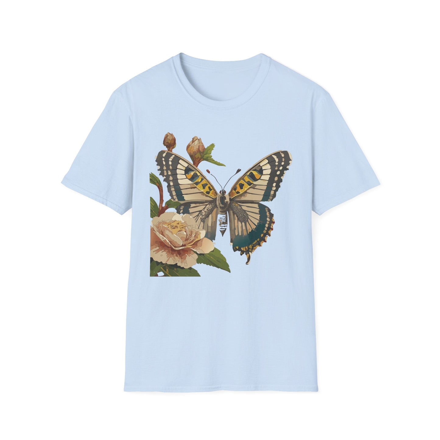 Butterfly Shirt Unisex T Shirt Monarch Butterfly Gildan Softstyle 64000 Cotton Tee