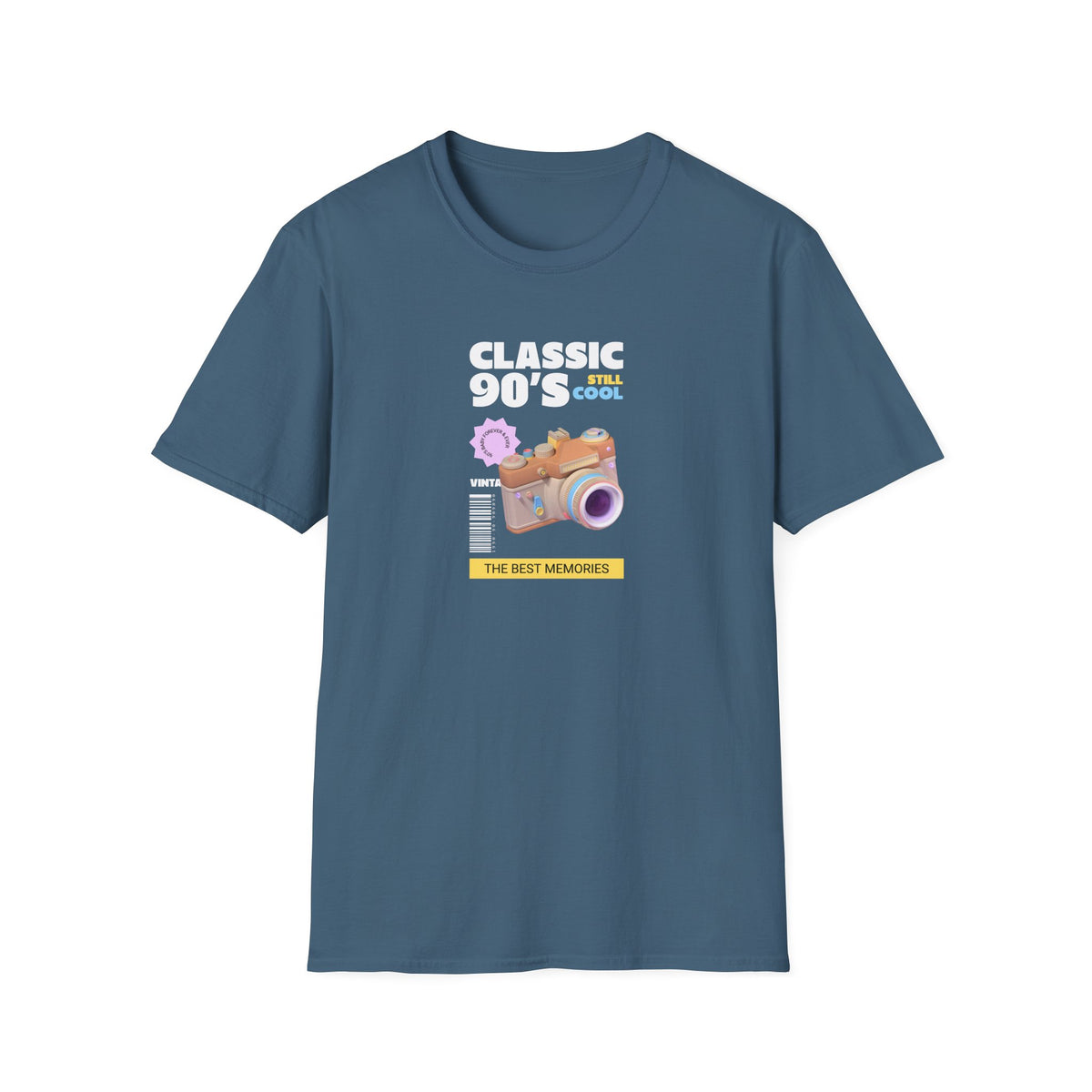 90s Retro Camera Photography Graphic Tee Gildan Unisex 100 Cotton Tee Shirt d201