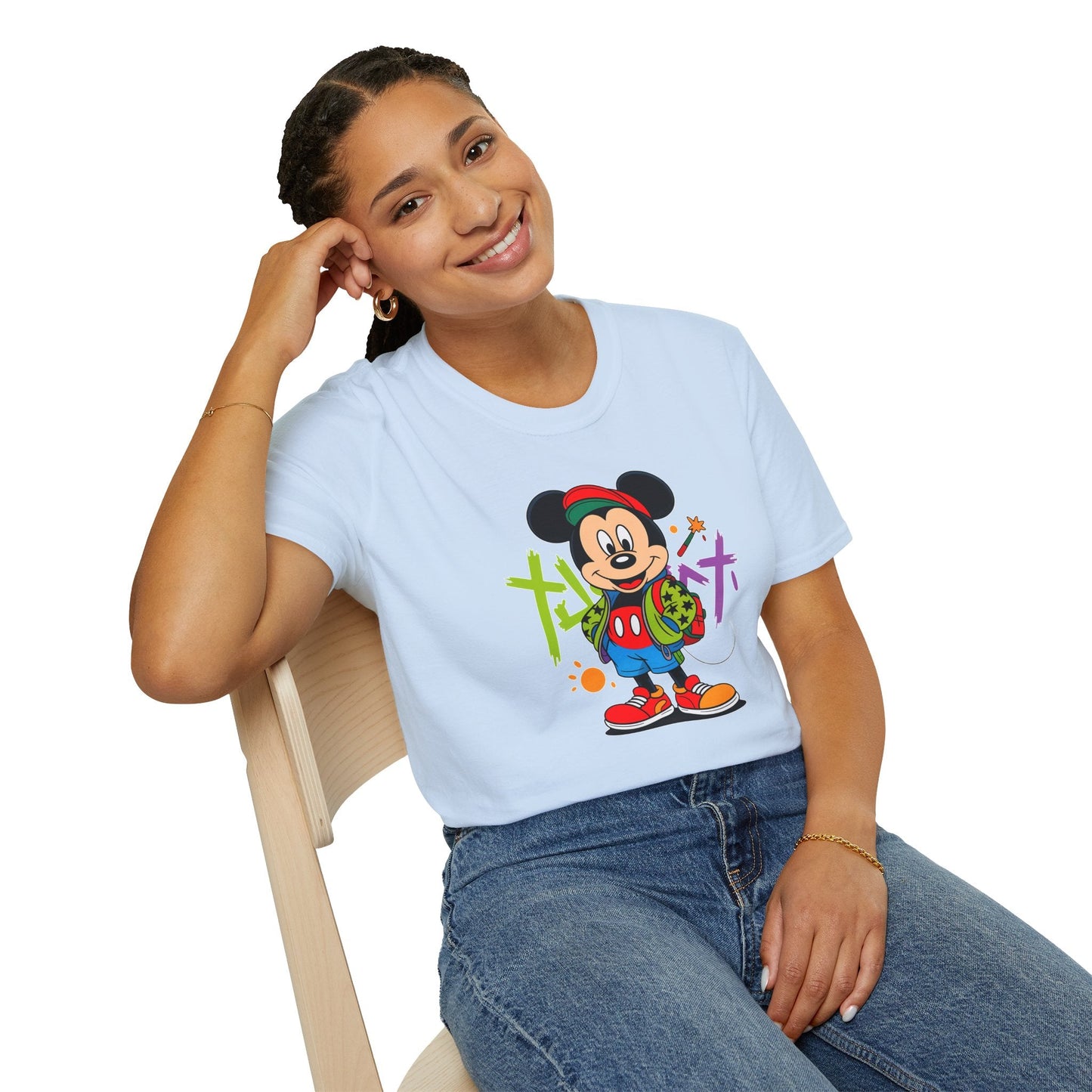 Unisex Cartoon T Shirt With Animation Artwork Funny Animals Tee For Casual Wear Everyday