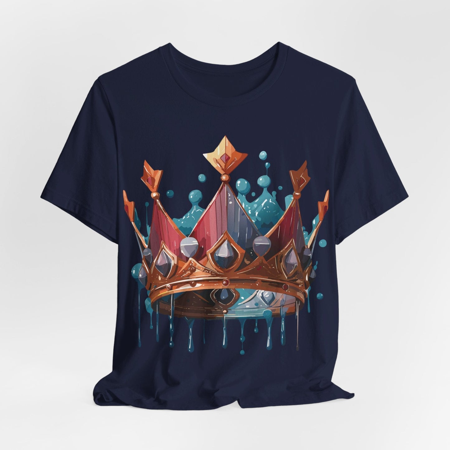 Crown Graphic Unisex 100 Cotton Vintage Artwork Tee 7