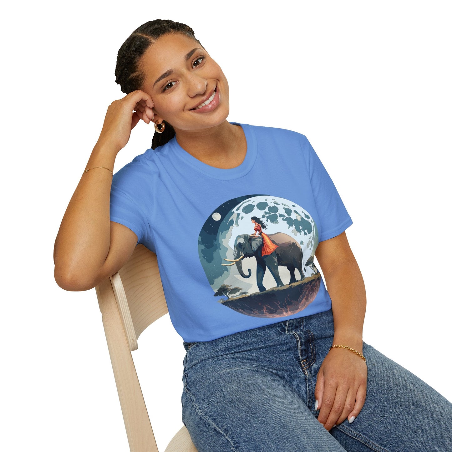 Womens Graphic T Shirt Art Design Tee SoftStyle Gildan 64000 100 Percent Ring Spun Cotton Comfort