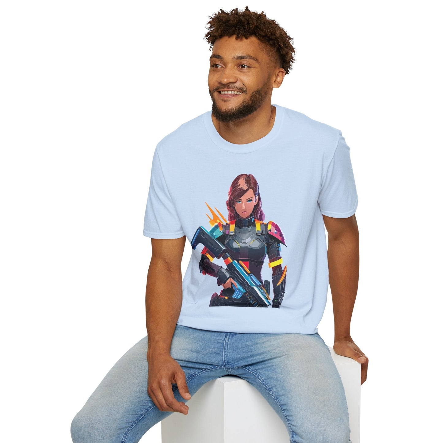 Robocop Graphic Unisex Cotton With Cyber Man Artwork Tee 8