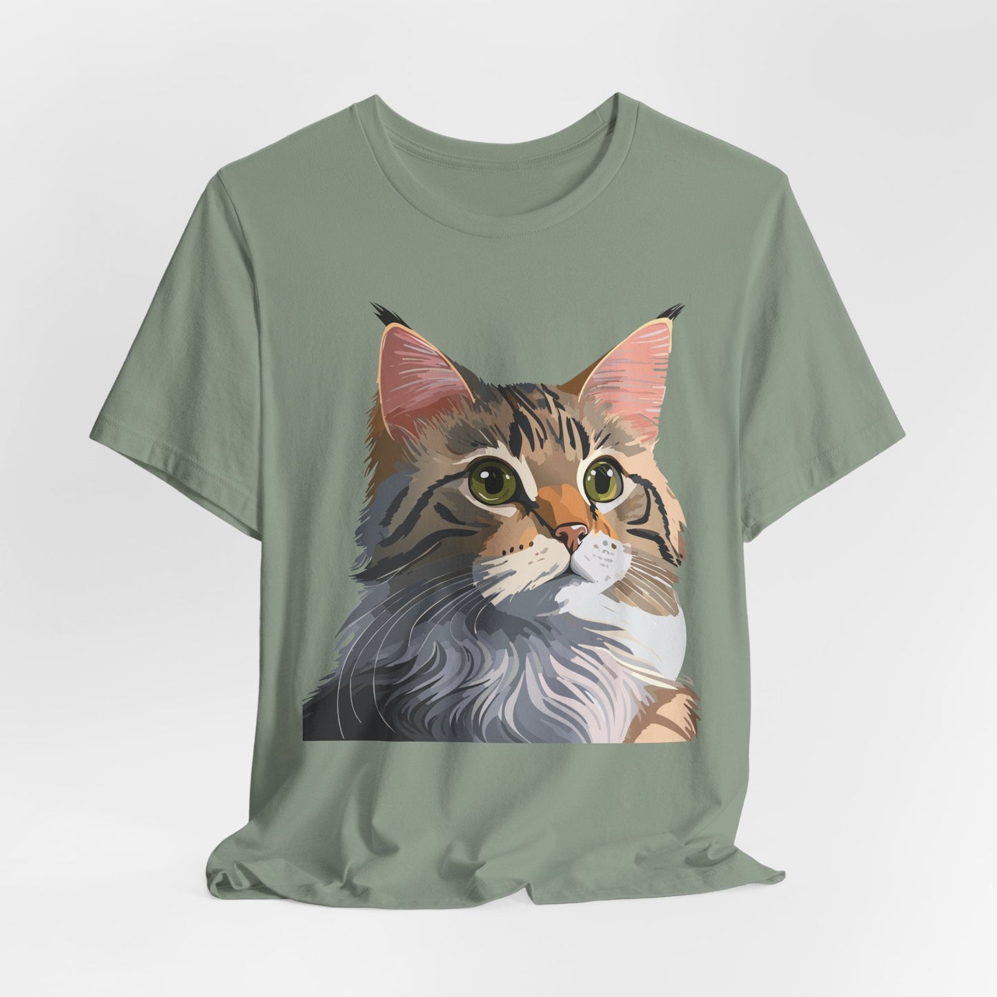 Unisex Animal Shirt Art Design Tee With Wild Animals Short Sleeve Comfort Wear Everyday