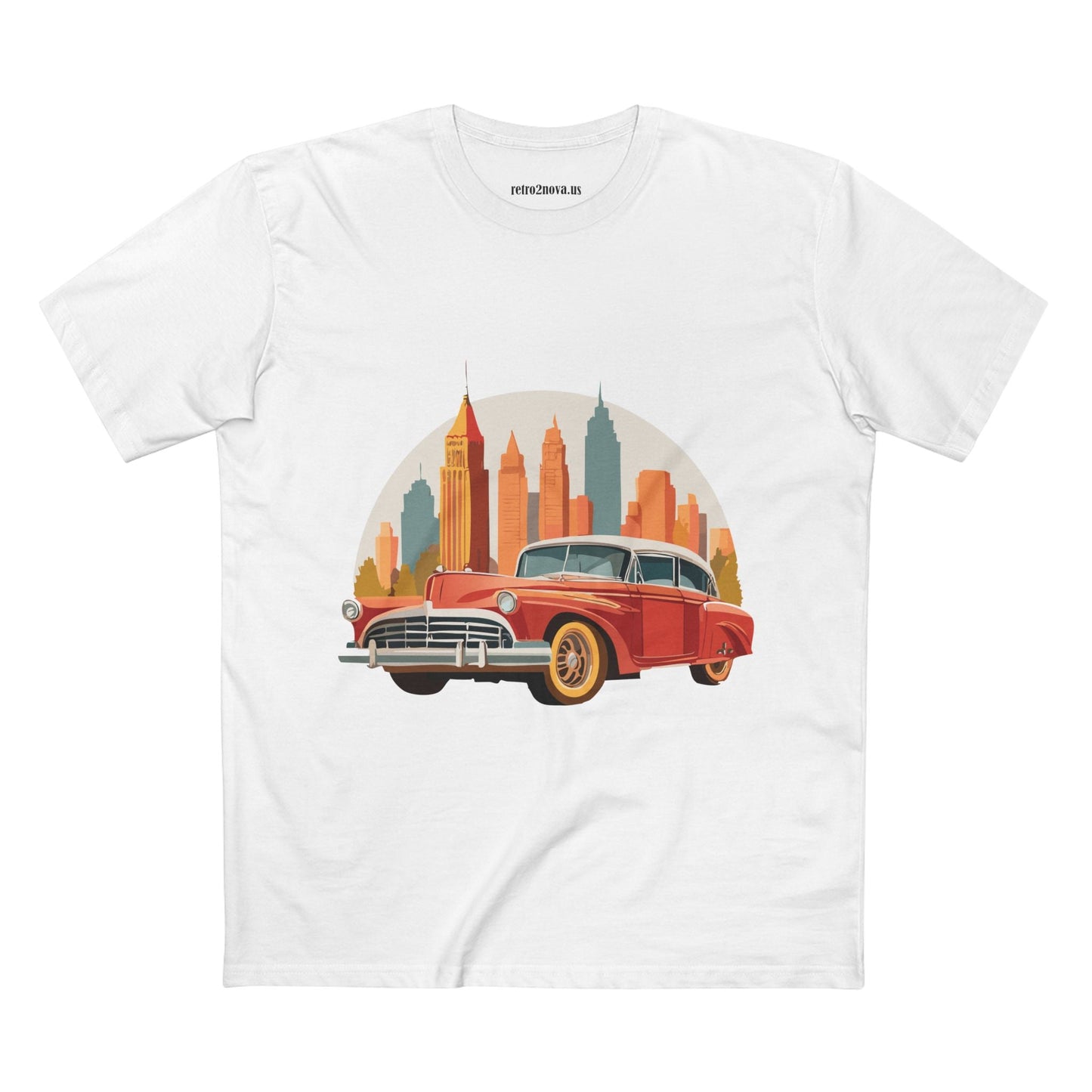 Retro Car Shirts Vintage Car Shirt RC2 Unisex Premium Cotton Tee With Original Art