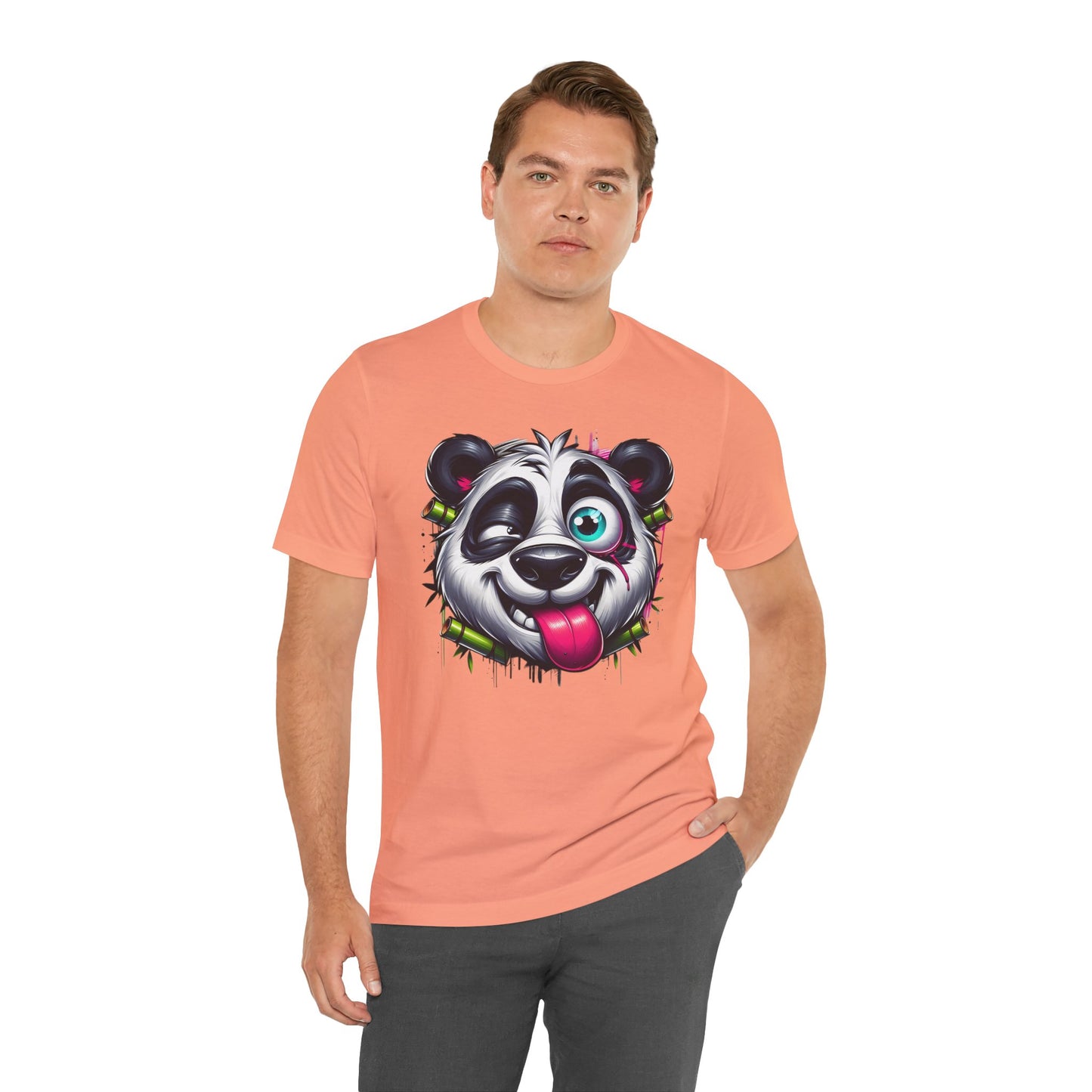 DiDi Panda Shirt, Funny Animal T-Shirt, Cartoon Top, Funny Panda Tee Shirt, Animal Tees, Art Design T-Shirt, Graphic Tee