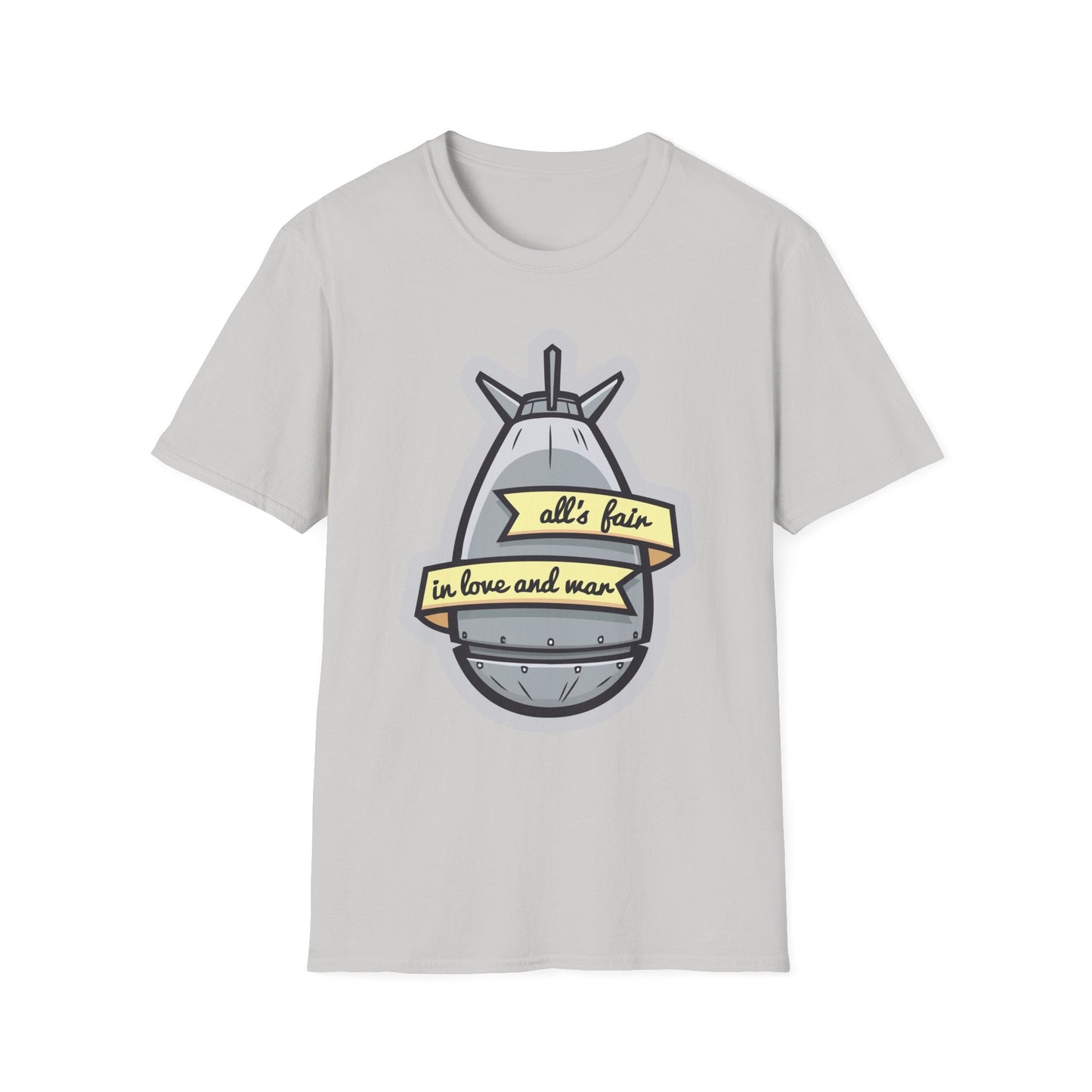 Cartoon T Shirt Animation T Shirt Funny Tee Shirt Unisex Gildan Softstyle 64000 100 Percent Cotton