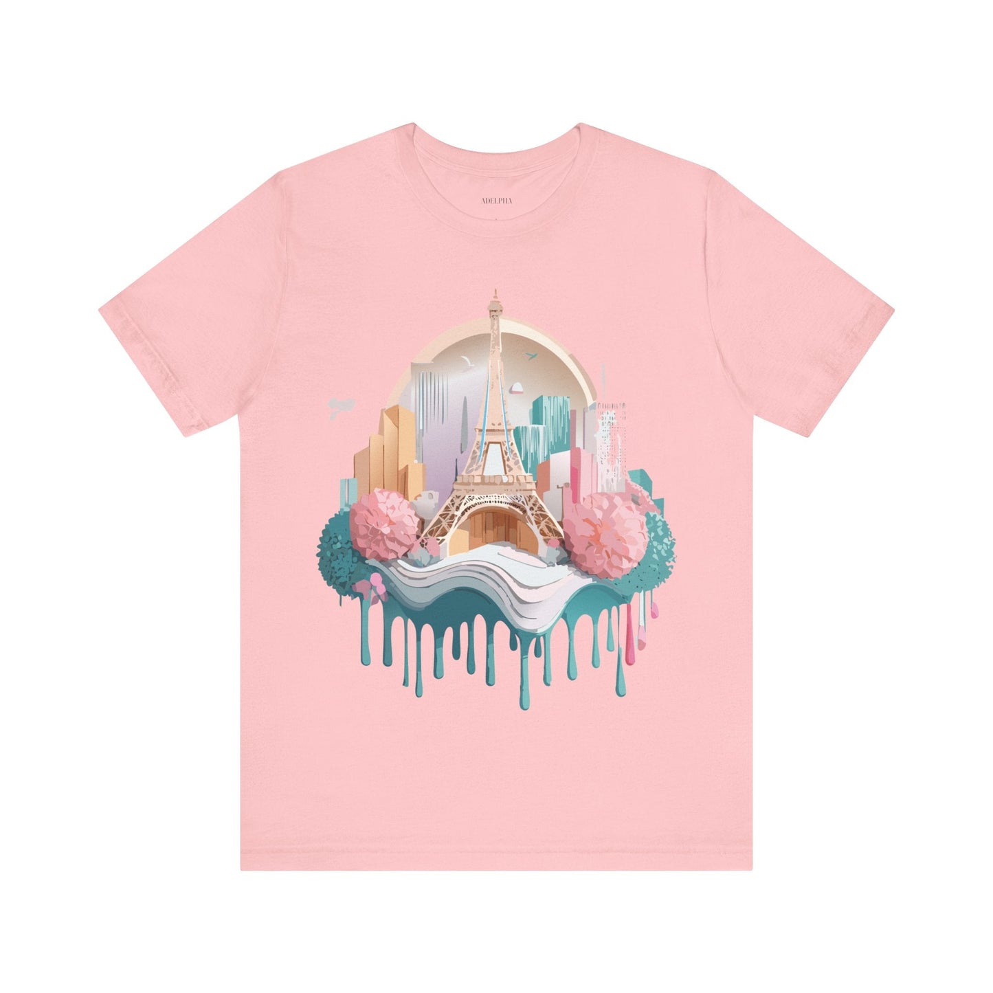 Paris Tourist Shirt Unisex Graphic Tee With Vintage Adelpha Artwork And Travel Style