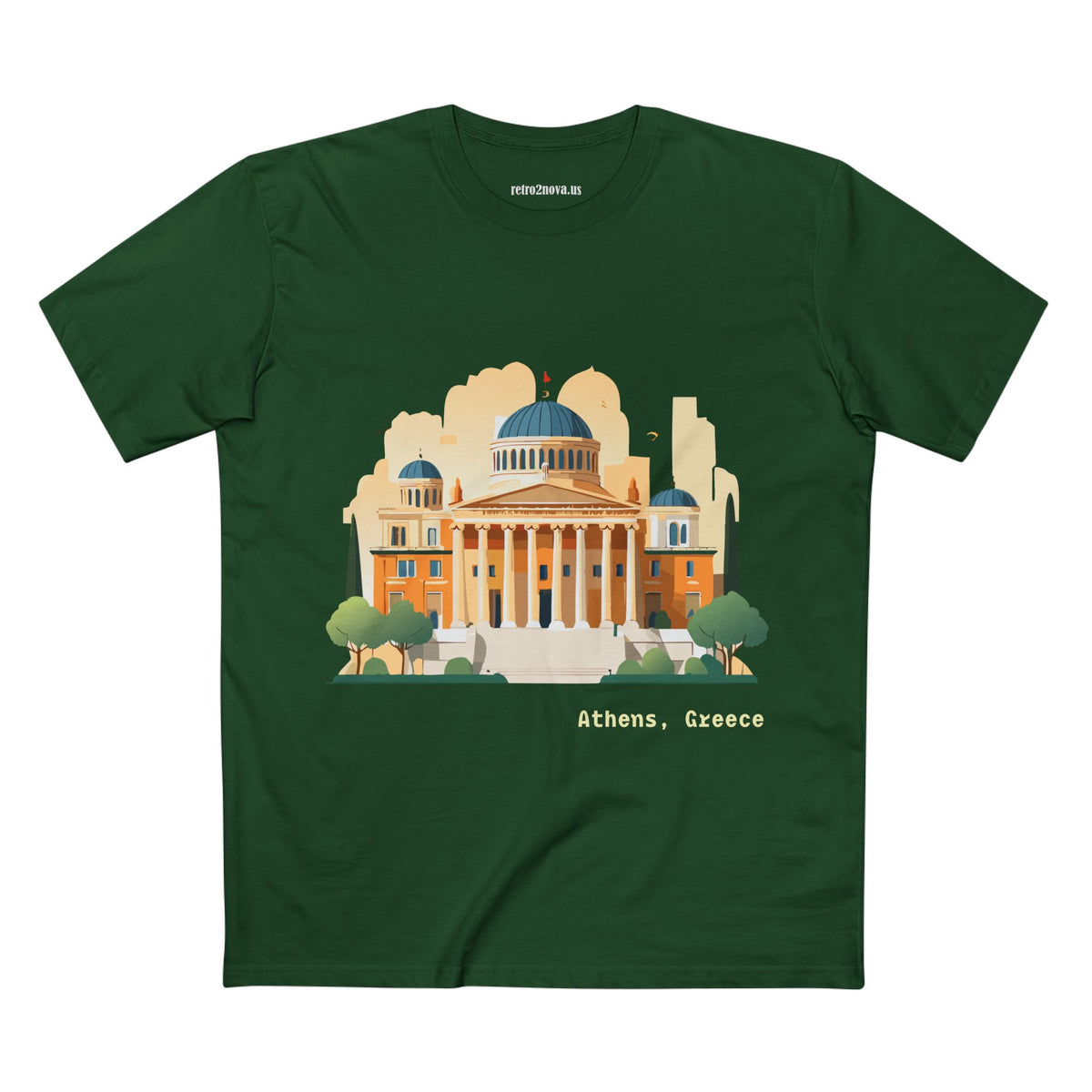 Athens Greece illustration Tee | Historic Parthenon travel souvenir