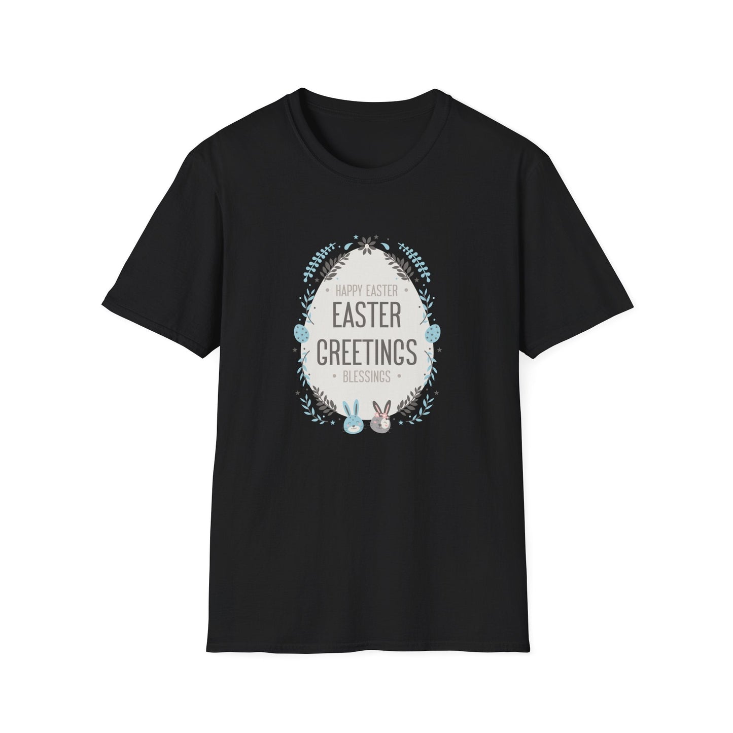 Gildan Easter Unisex Softstyle 64000 T Shirt With Easter Print Design Short Sleeve Tee Edition