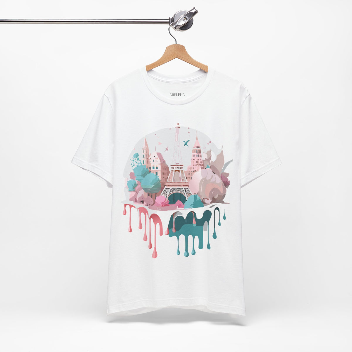 Unisex Cotton Bella+Canvas Tee with Paris