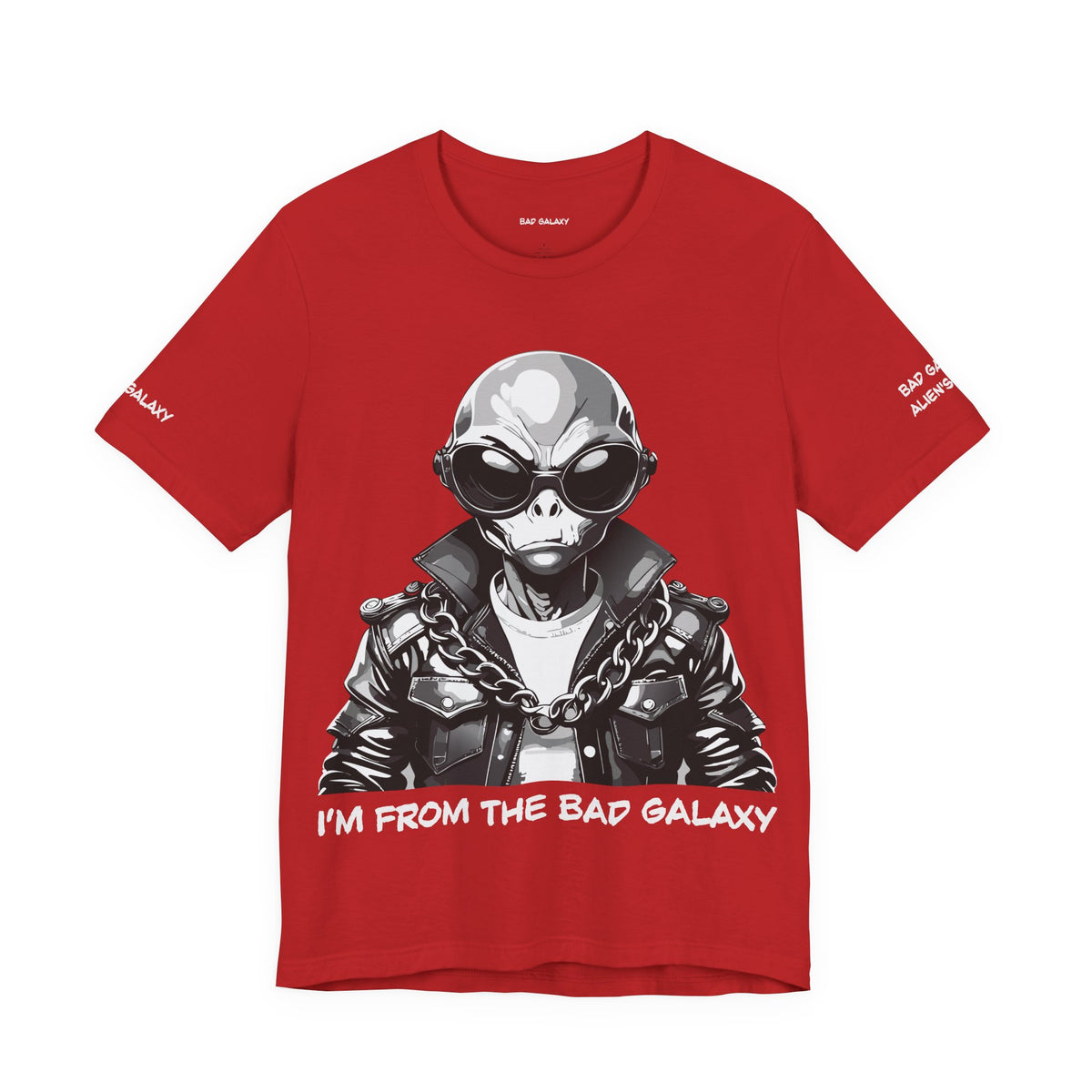 Alien Graphic Unisex Cotton Bella+Canvas Tee with Art Design b71