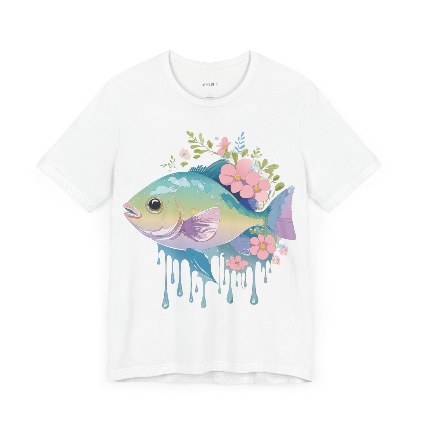 Fish Graphic Unisex 100 Cotton Vintage Artwork Tee 1
