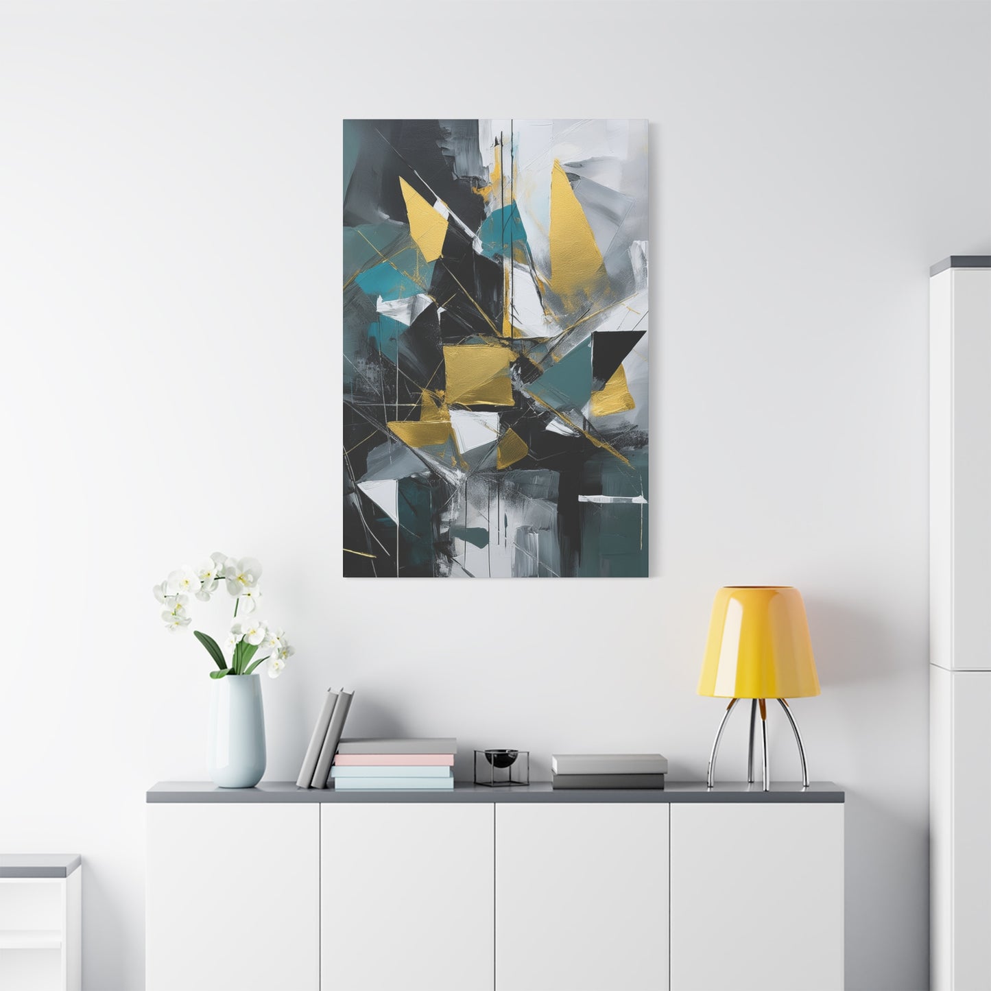 Abstract Oil Painting Print Canvas 20x24,20x30,24x30 24x32,24x36,30x40 32x48,36x48,40x60 Pine-Wood Inner Frame ABS-206