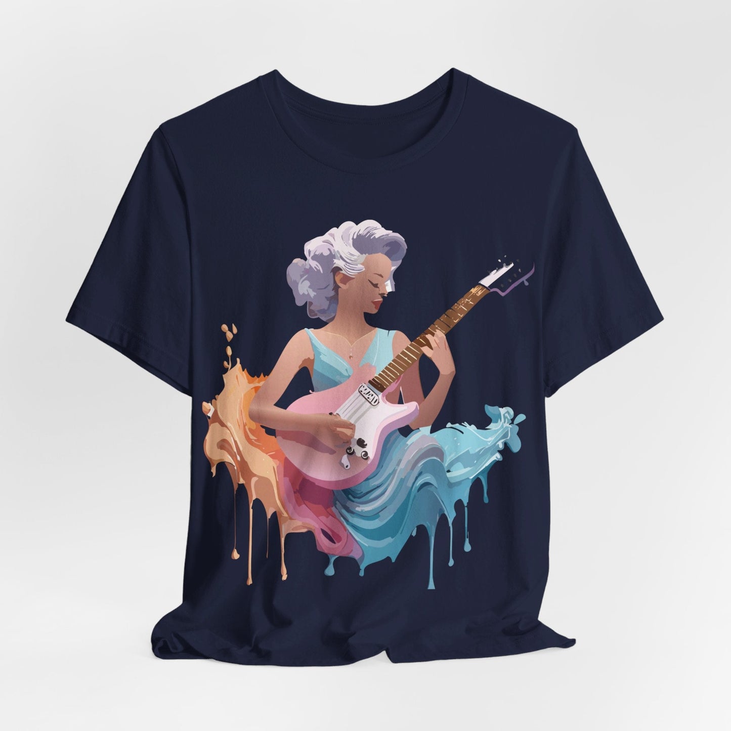 Music Graphic Tee Unisex Jersey Short Sleeve Adelpha Art Design Vintage Inspired Artwork