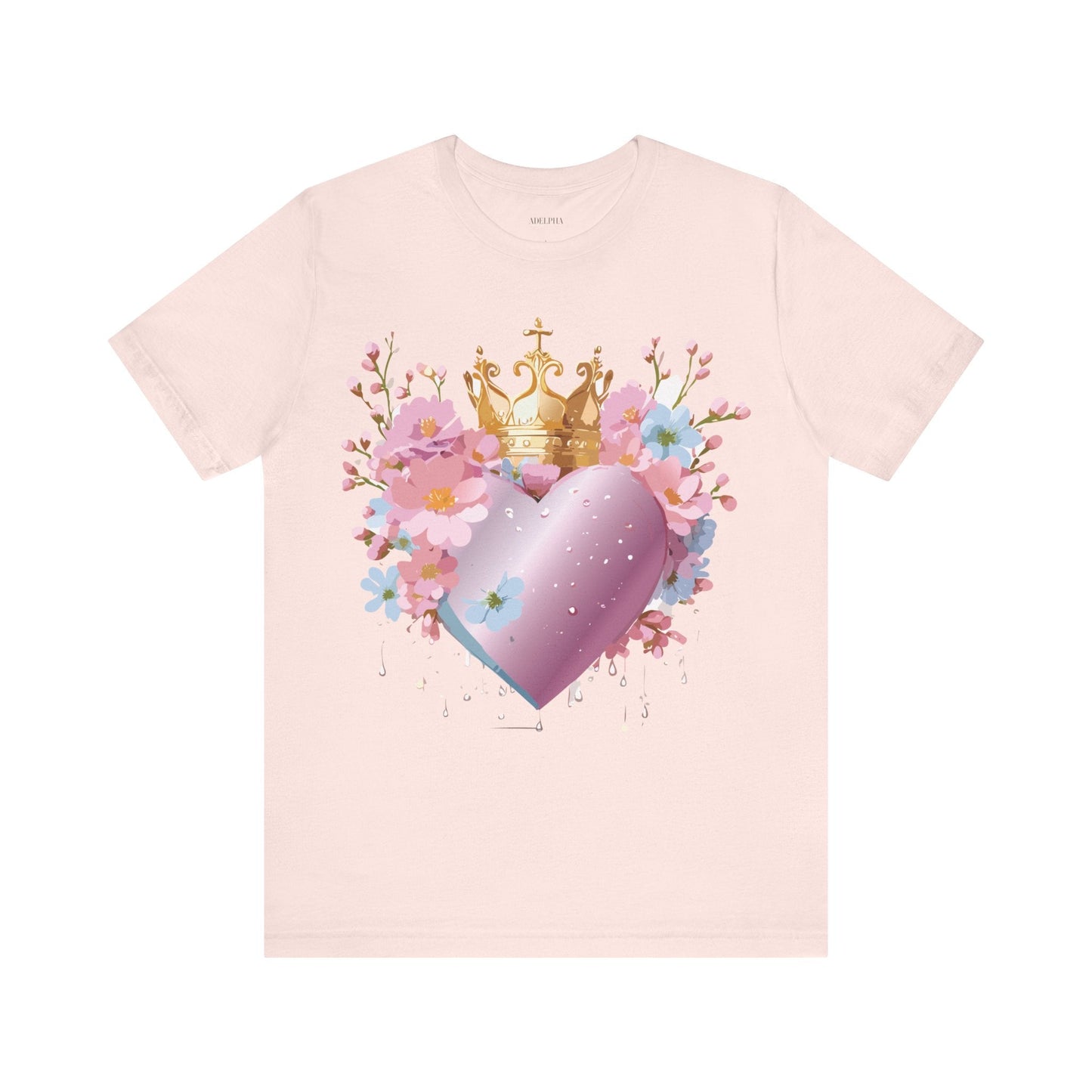 Valentine Graphic Tee Unisex Jersey Short Sleeve By Adelpha Vintage Inspired Artwork