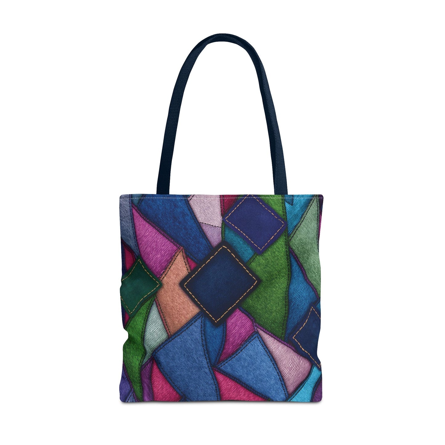 Denim Canvas Bag, Tote Bag Denim Printify