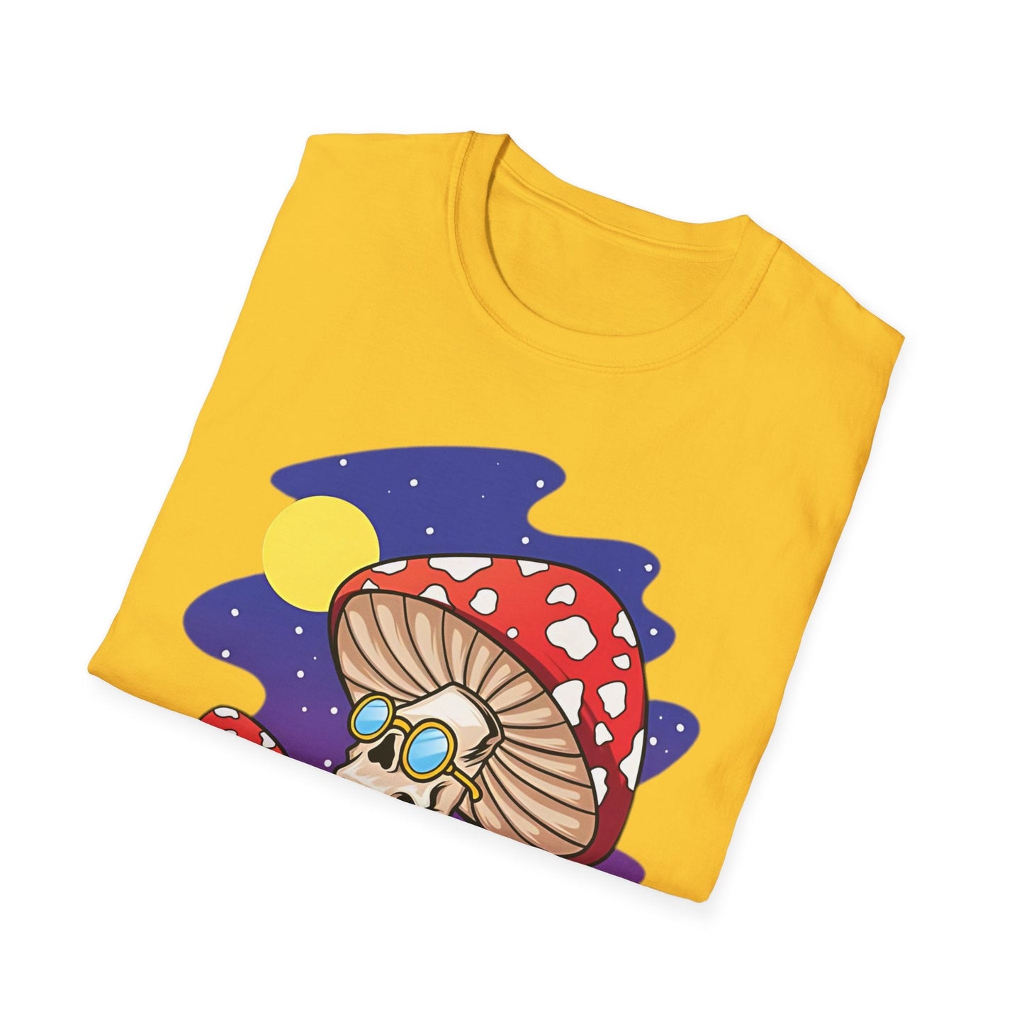 Mashroom Mushroom Tee Shirt Unisex Funny Fungus Design Softstyle 64000 Cotton Tee