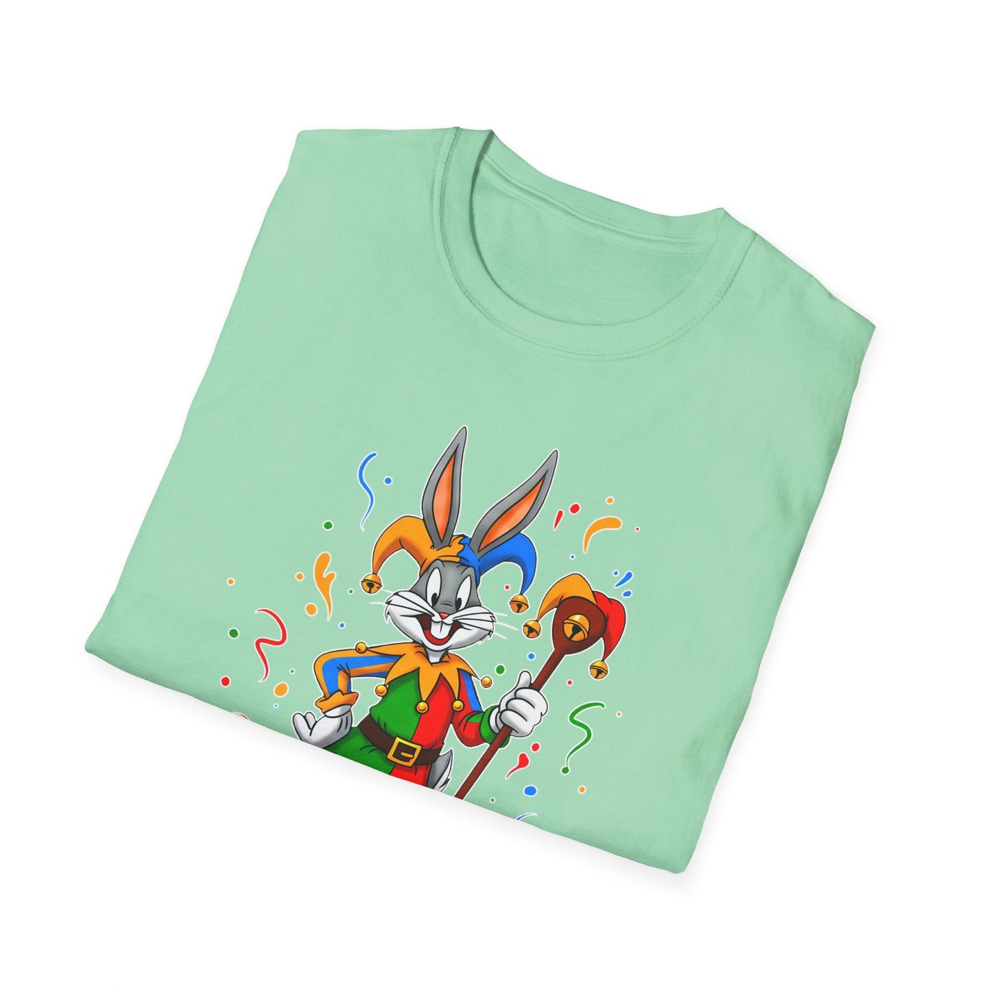 Cartoon Bunny Graphic Unisex Cotton Animal Animation Artwork Design Tee 22