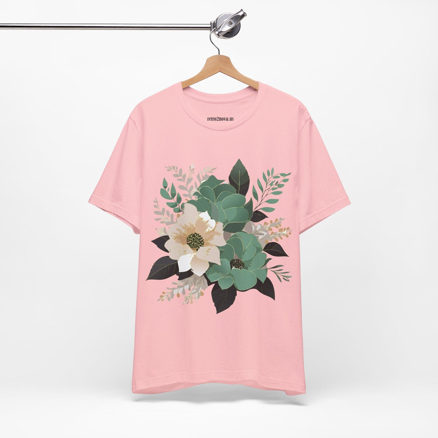 Flowers Shirt Floral Shirt Unisex Jersey Short Sleeve Tee From Flowers Collection Retro2Nova