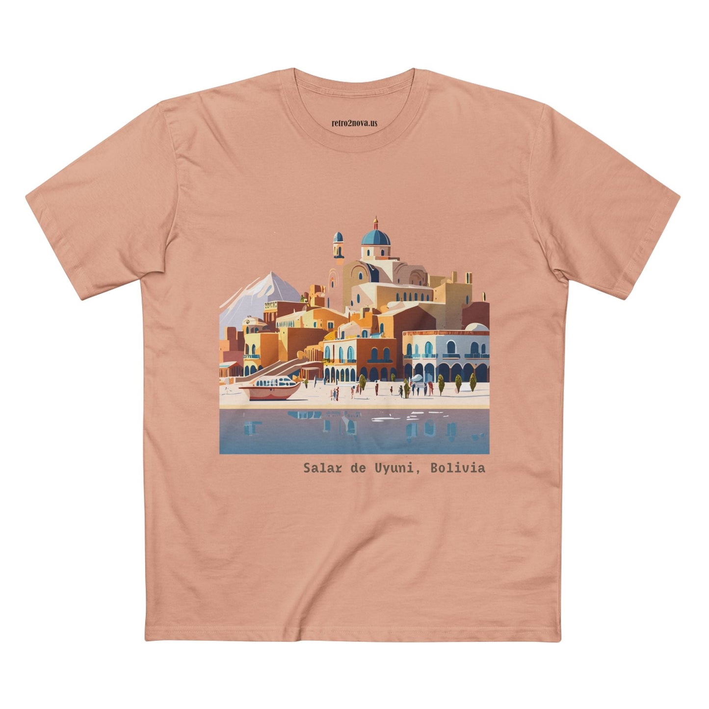 Bolivia Travel Shirt Unisex Premium Cotton Art Tee TT17 Retro2Nova Original Art Design Collection