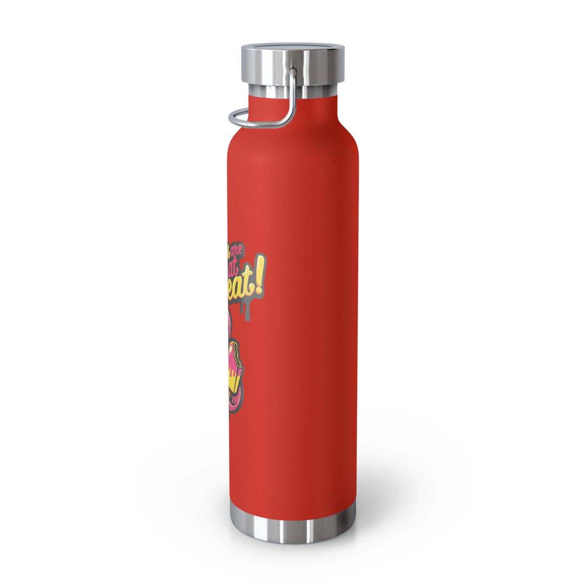 22oz Copper Insulated Water Bottle with Cartoon Design - CV70