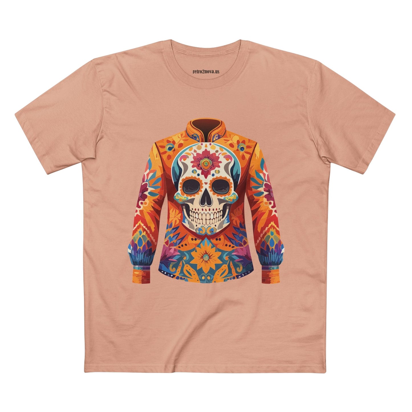 Unisex Skull Shirt With Original Skeleton Art Design Premium Cotton Tee From Retro2Nova