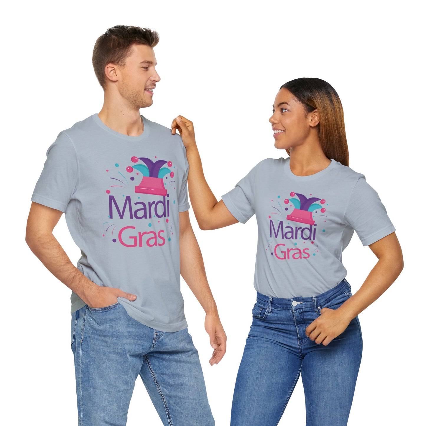 Tee-shirt en coton unisexe pour Mardi Gras