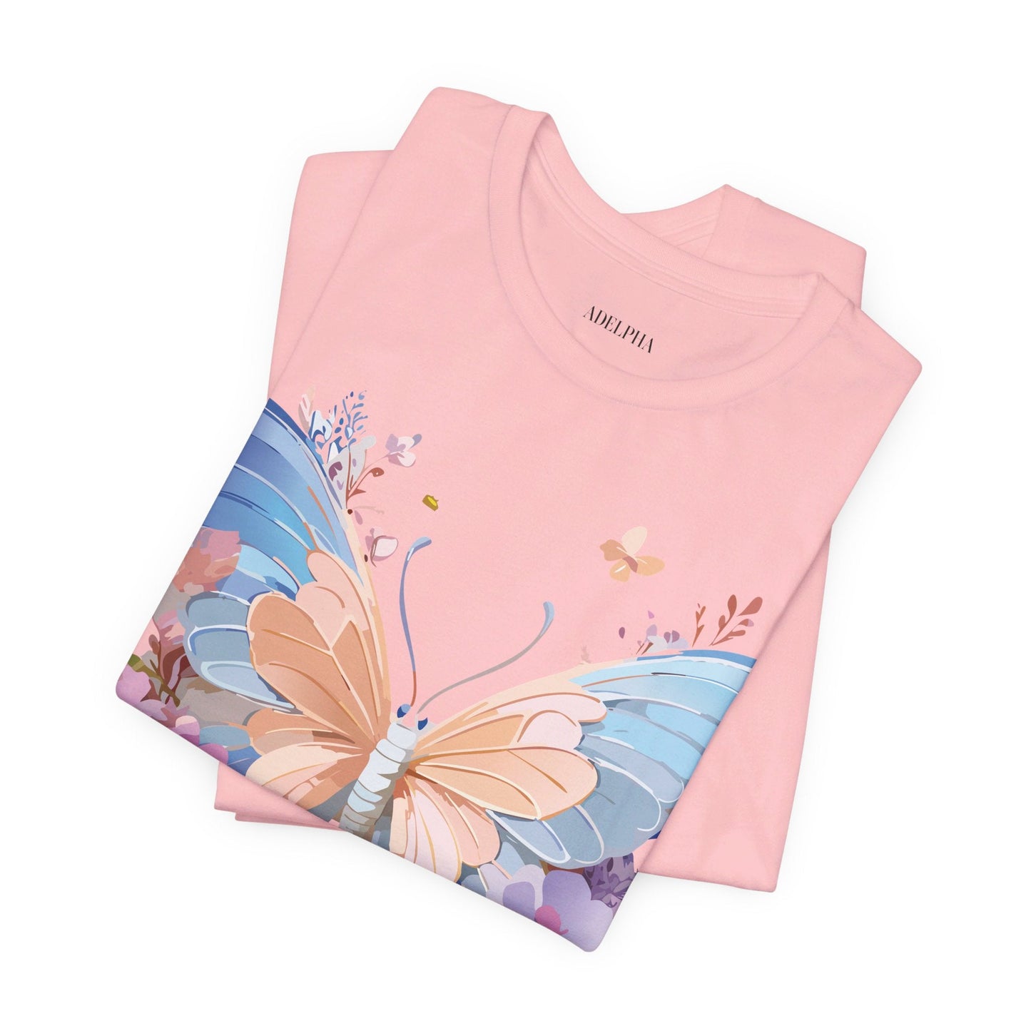 Butterfly Graphic Tee Unisex Jersey Short Sleeve Art Design Adelpha